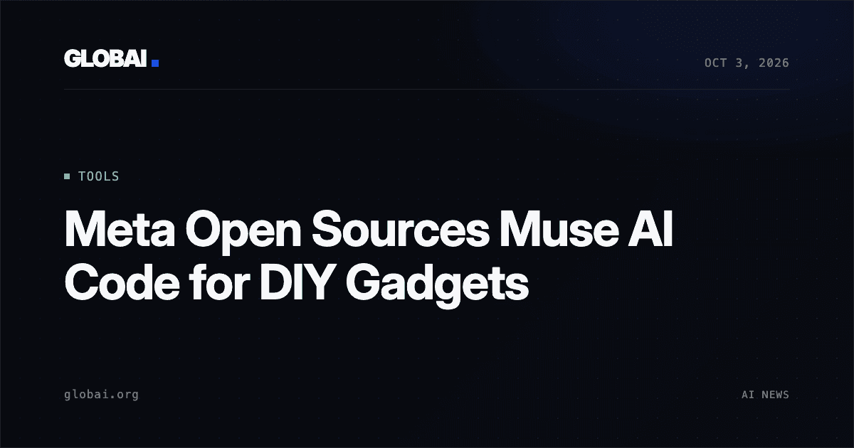 Meta Open Sources Muse AI Code for DIY Gadgets