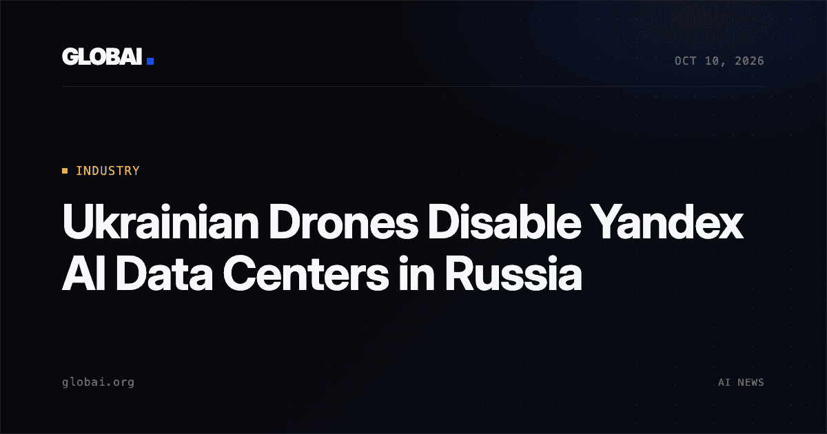 Ukrainian Drones Disable Yandex AI Data Centers in Russia
