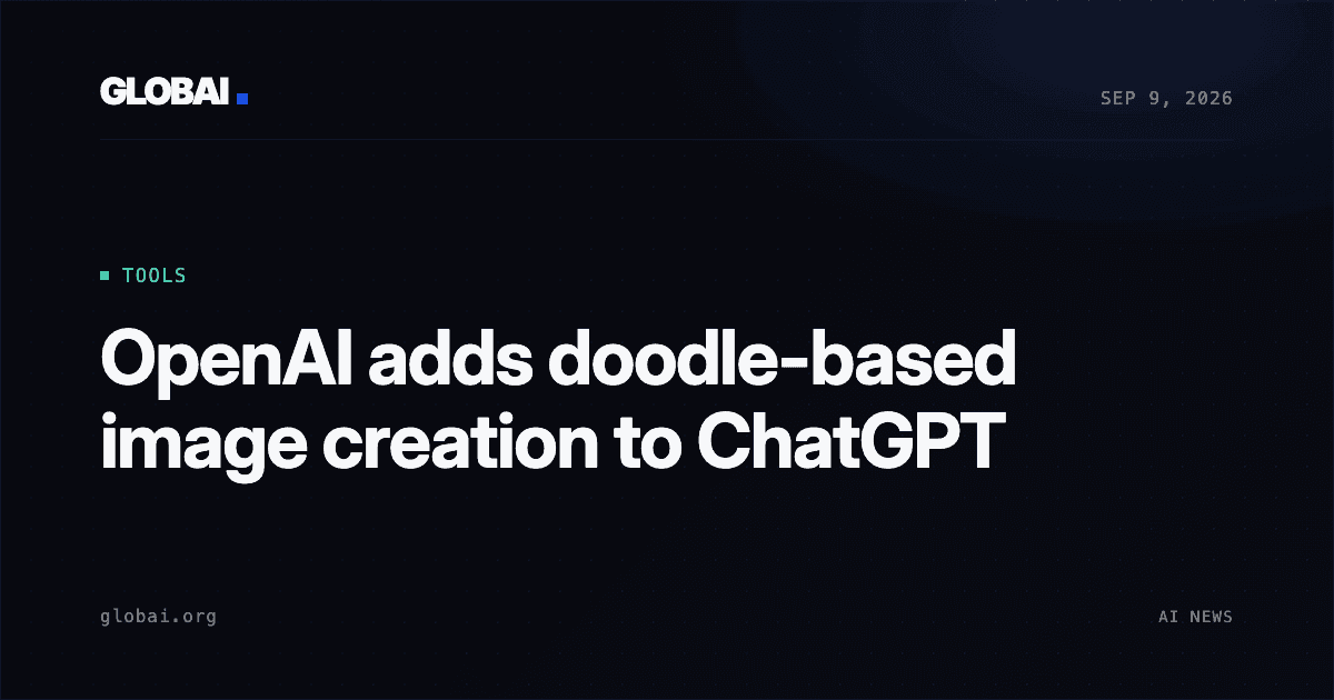 OpenAI adds doodle-based image creation to ChatGPT