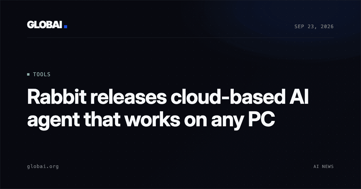 Rabbit releases cloud-based AI agent that works on any PC